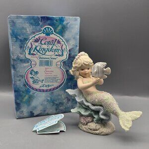 Collectible 1993 Enesco Coral Kingdom Mermaid "Seanna" in Original Box